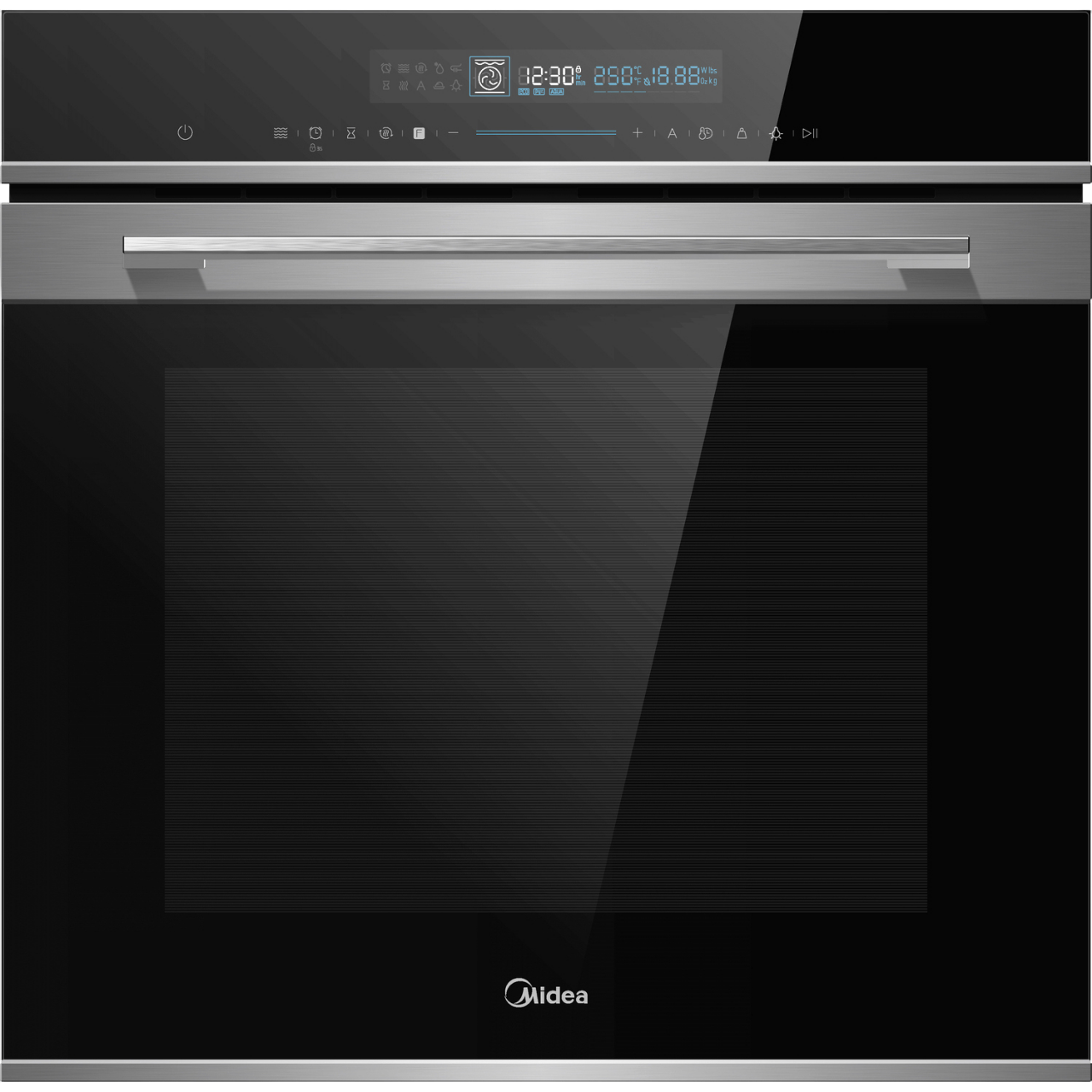 Встраиваемый духовой шкаф с СВЧ Midea MO96000MGB