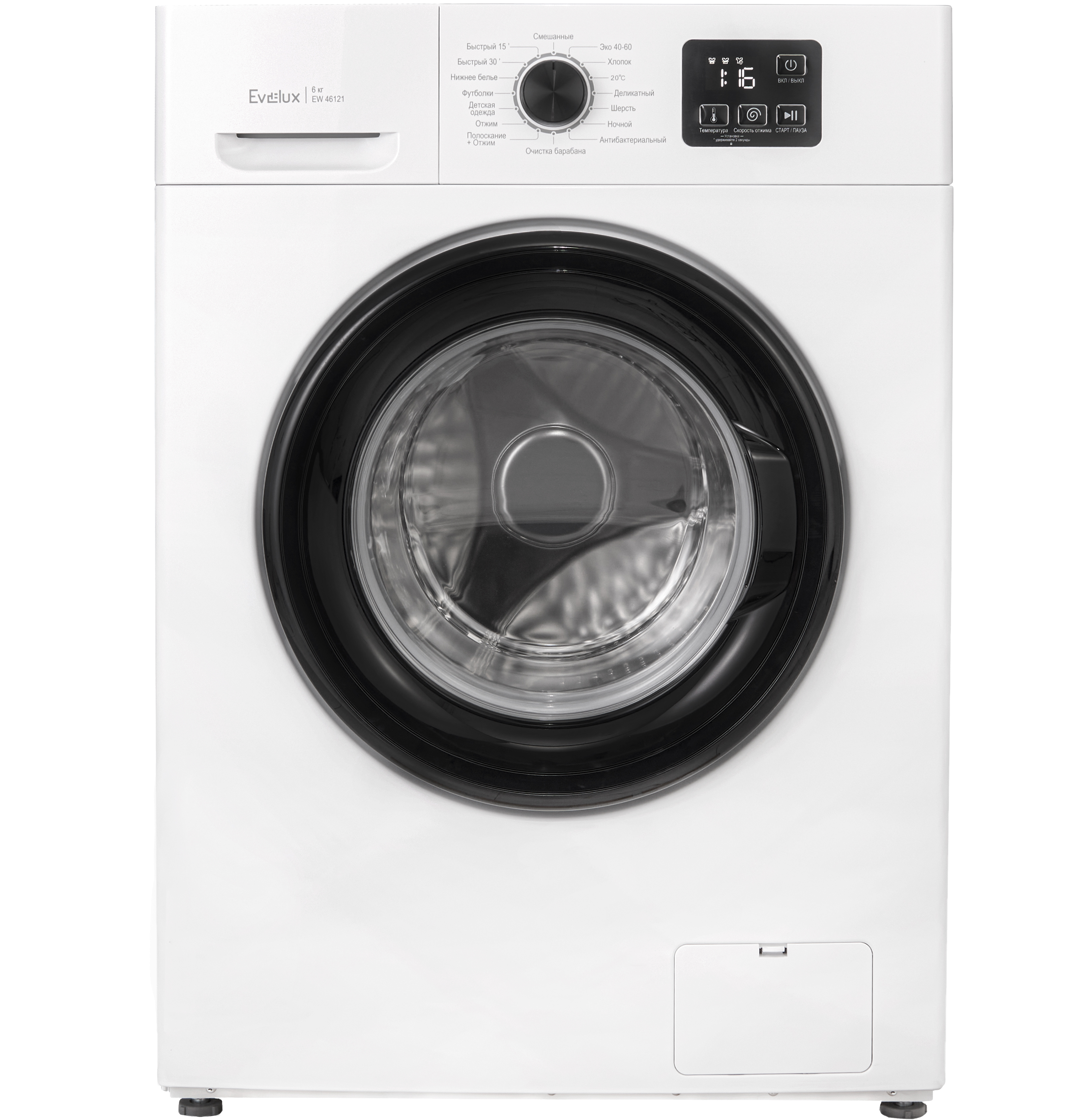 Отдельностоящая стиральная машина Evelux EW 46121