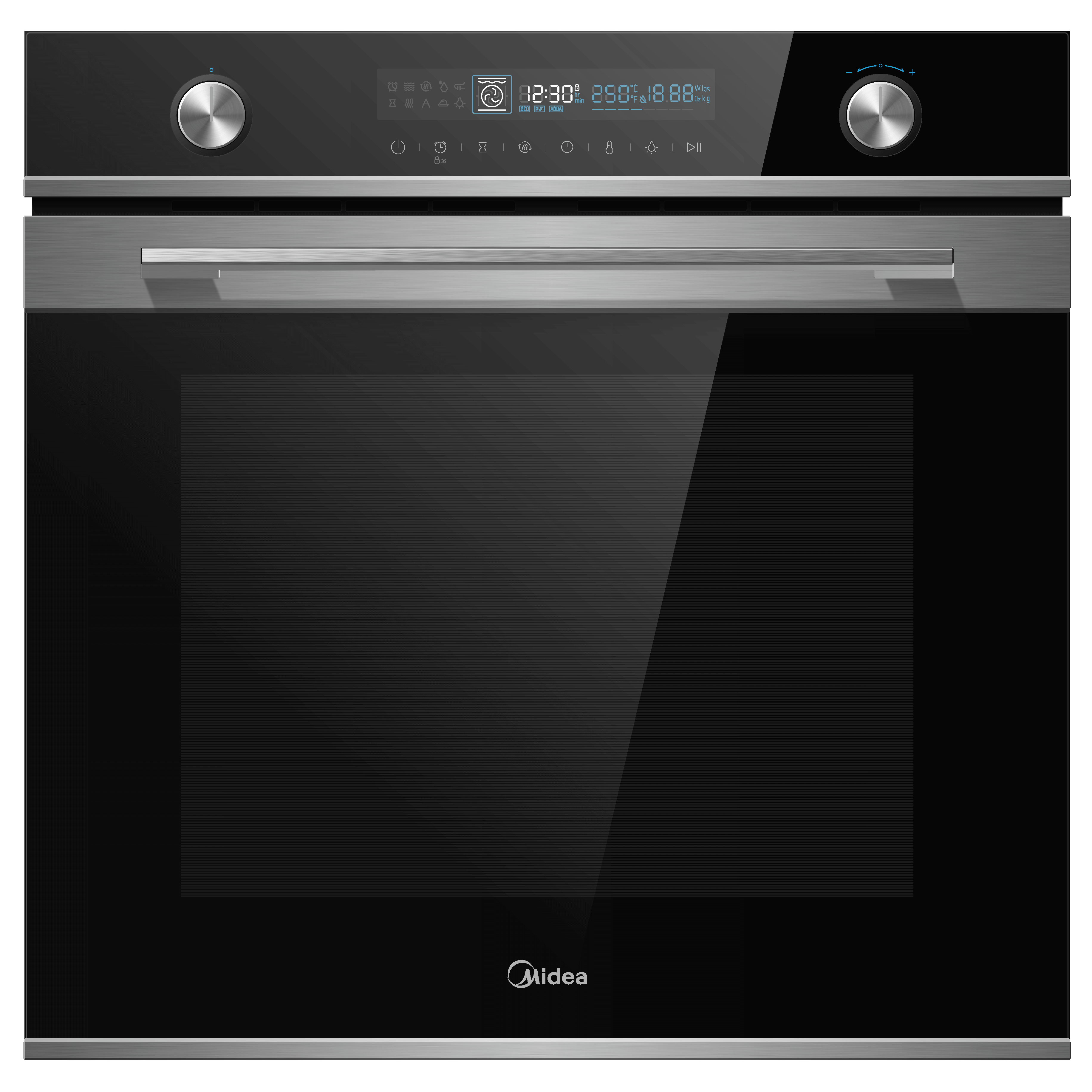Встраиваемый духовой шкаф с СВЧ Midea MO86000MGB