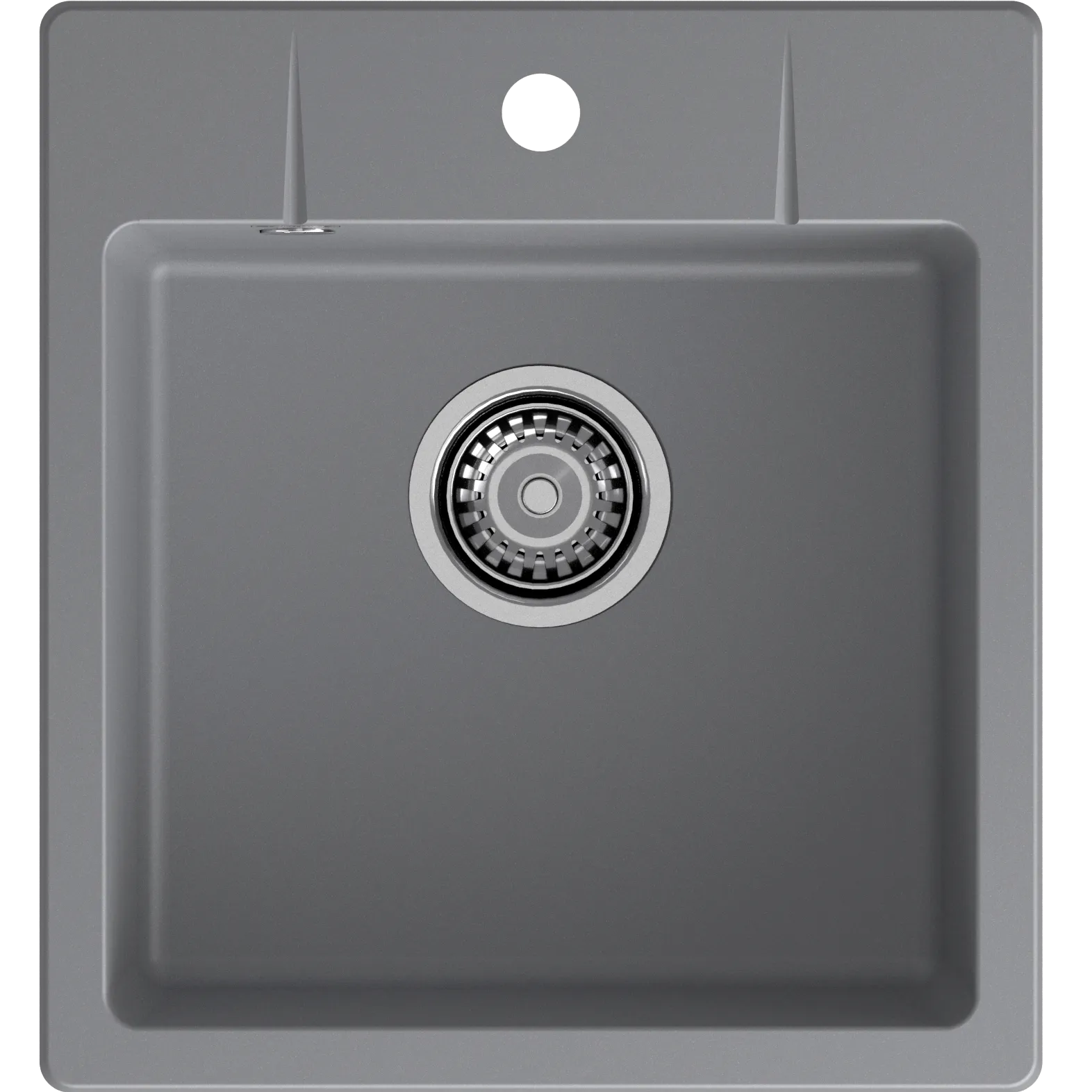 Кухонная мойка GRANFEST URBAN 245 dark gray