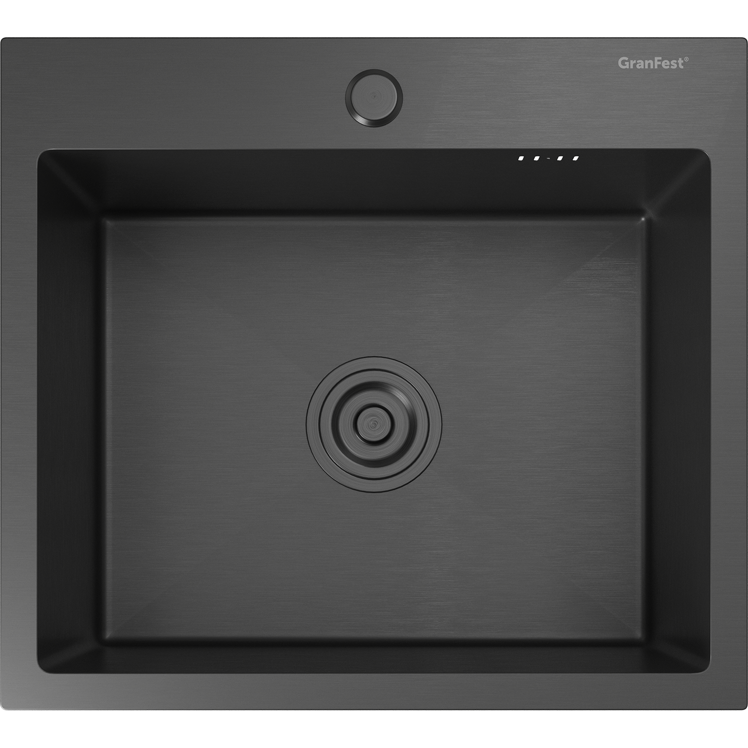 Кухонная мойка GRANFEST METAL 5045 PVD graphite