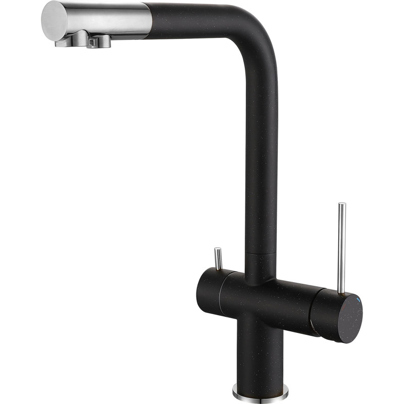 Смеситель RIVELATO 1523513 nero cromo