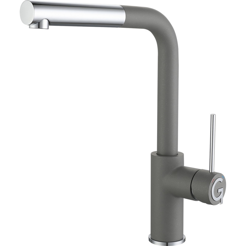 Смеситель RIVELATO 1573503 grigio cromo