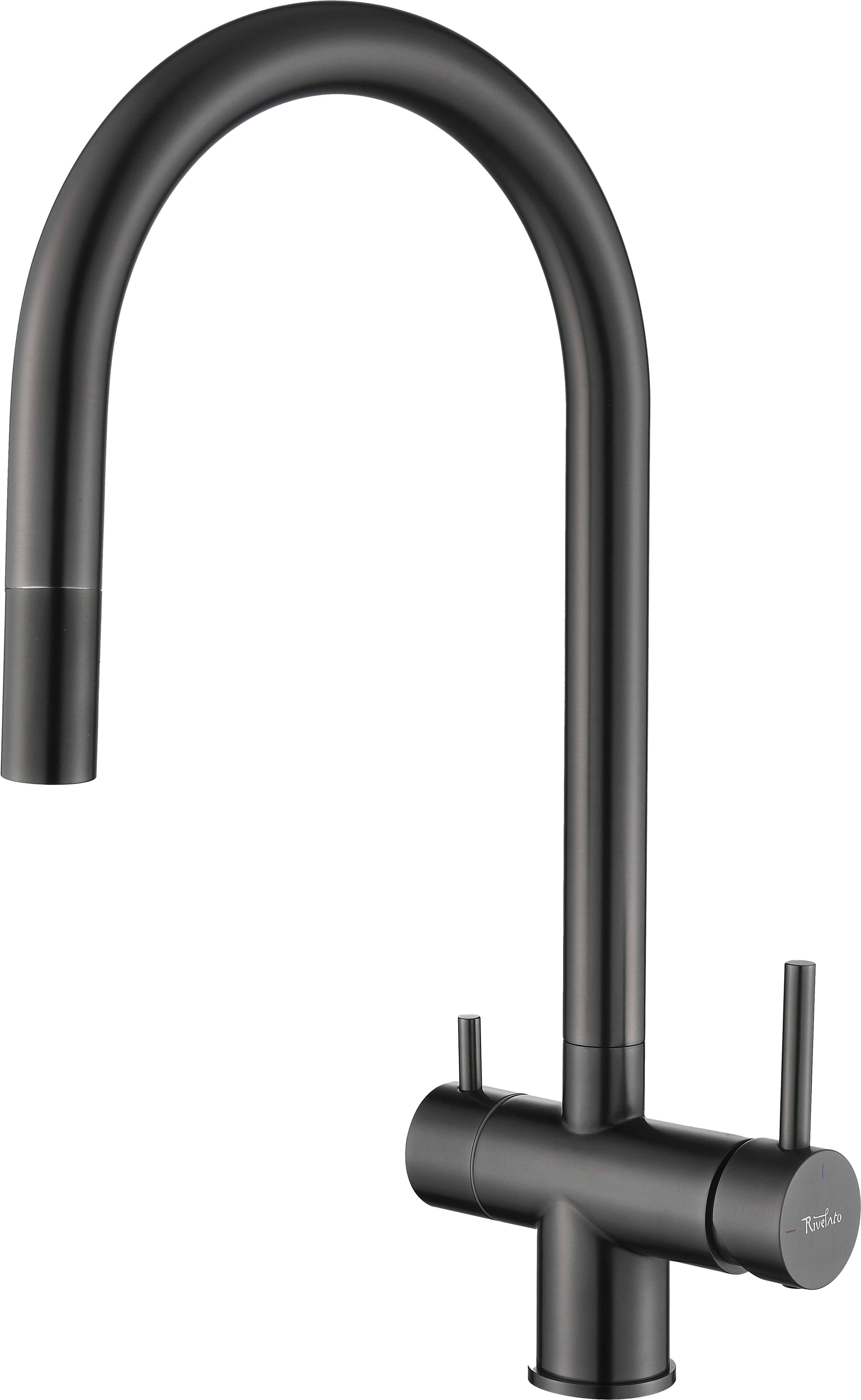 Смеситель RIVELATO 2433505 PVD black